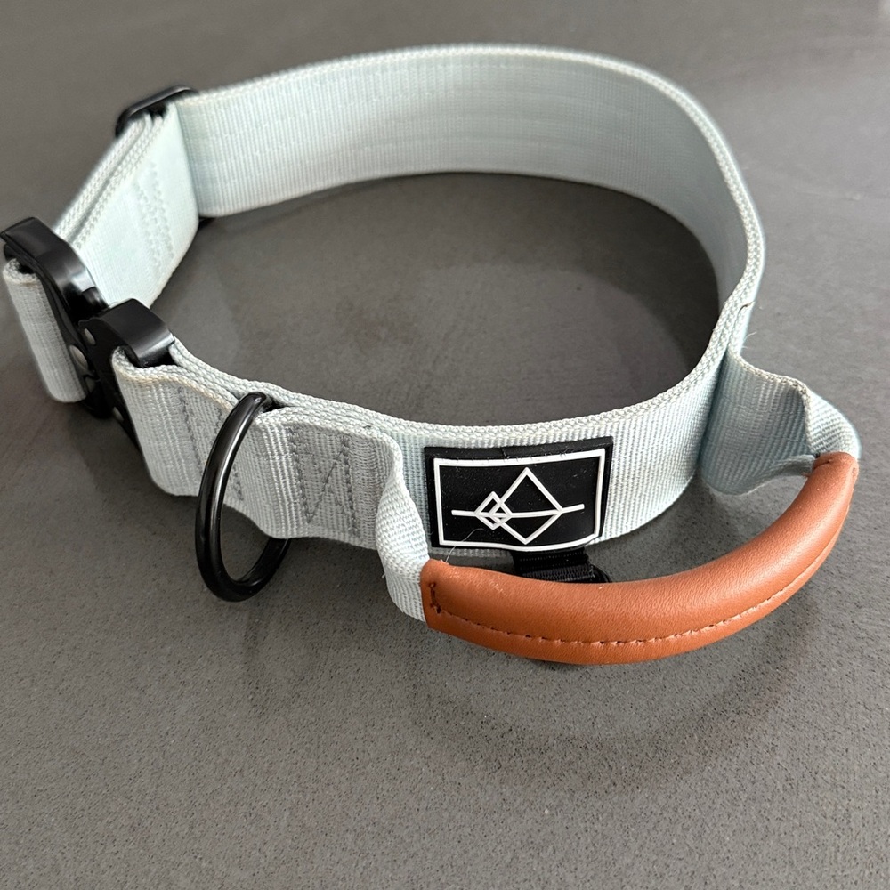 Wide heavy duty dog collar